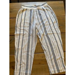 Madewell Pants  Lightspun Lakeline  in Jacquard Stripe Size Small